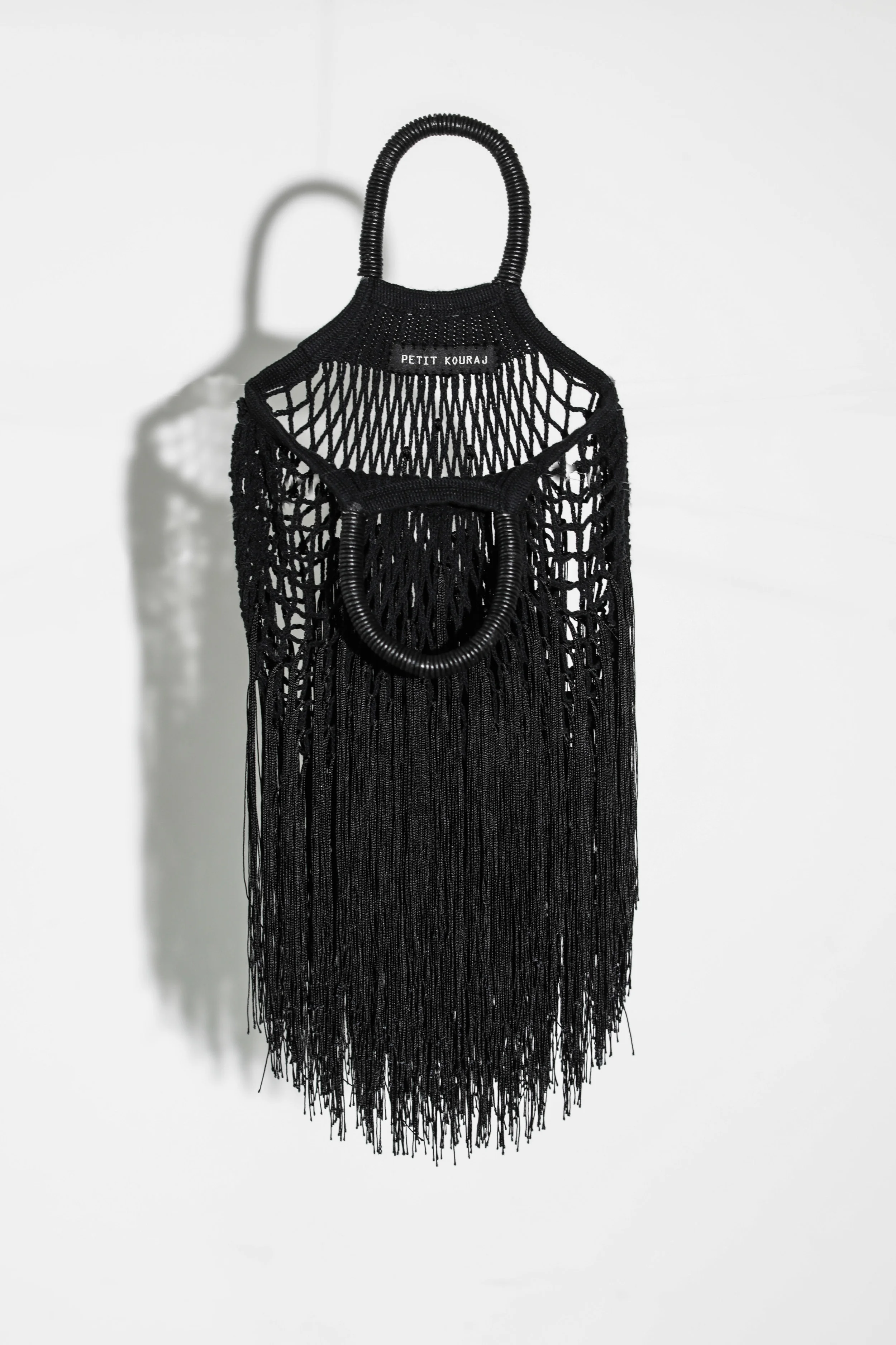 long fringe bag