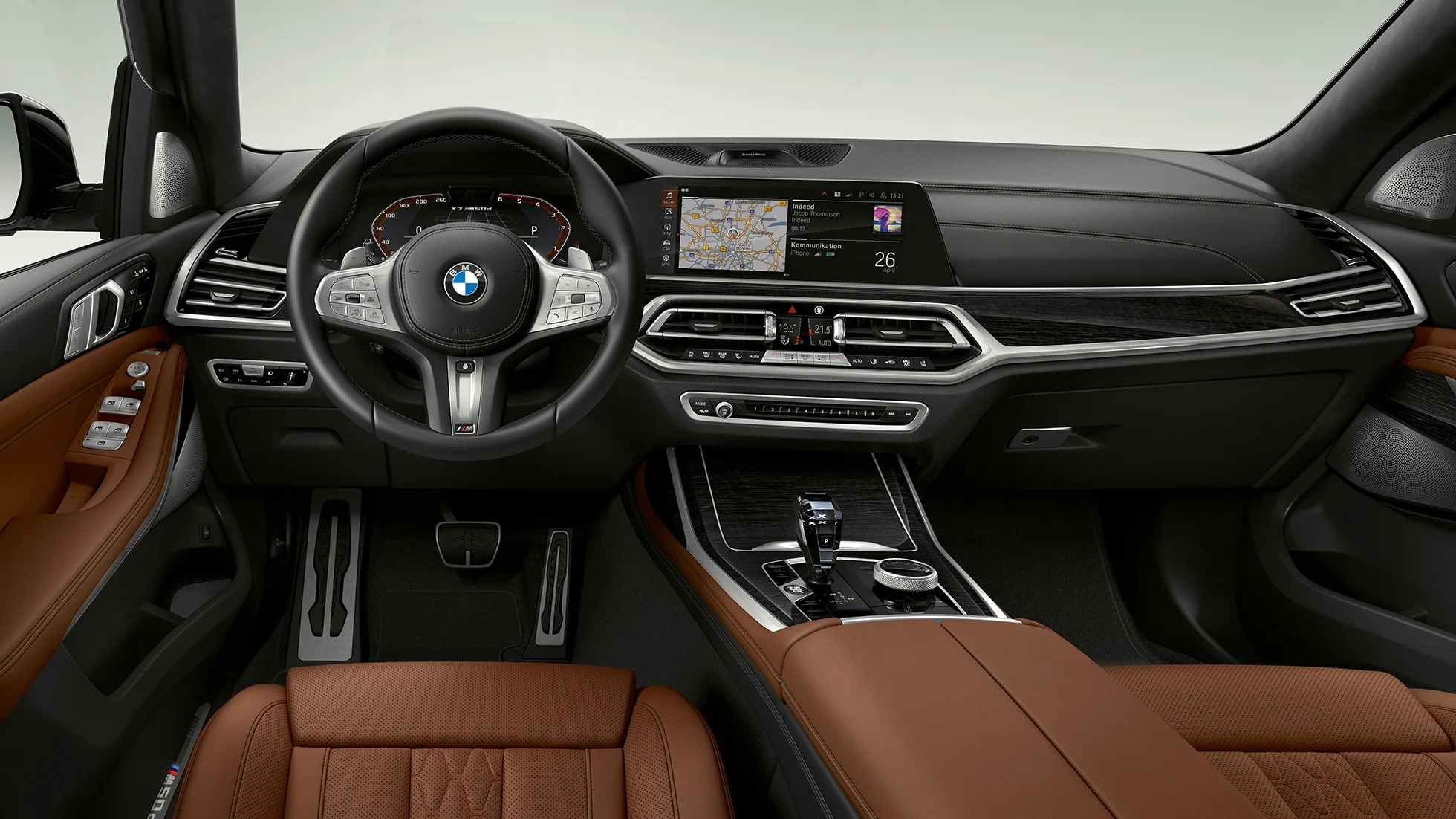 El lujoso interior del BMW X7