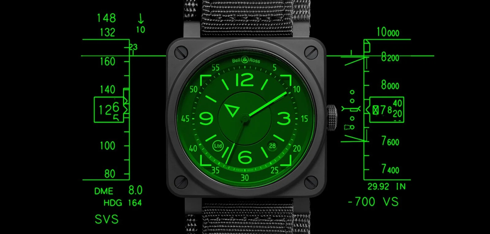 Bell &amp; Ross BR 03-92 HUD