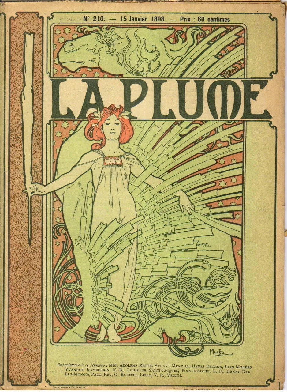Alfonse Mucha, La Plume (1898)