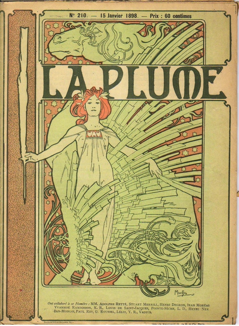 Alfonse Mucha, La Plume (1898)