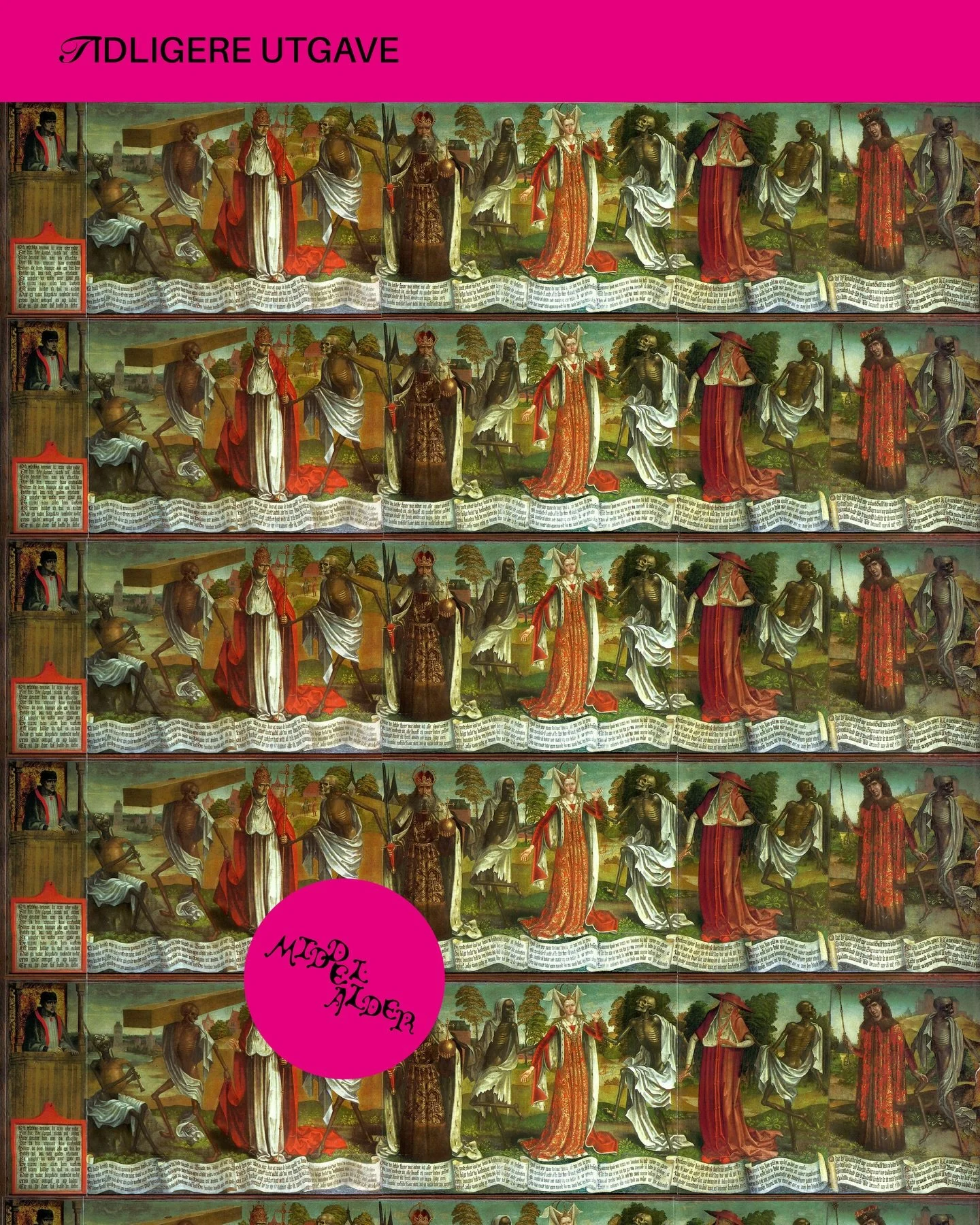 Tekst fra tidligere utgave: MIDDELALDER

DANSE MACABRE

V&aring;ren 1942 brenner L&uuml;beck, og med det g&aring;r Bernt Notkes Danse Macabre tapt &ndash; et verk som i sin egen &oslash;deleggelse speilet den samme forgjengeligheten den selv skildret