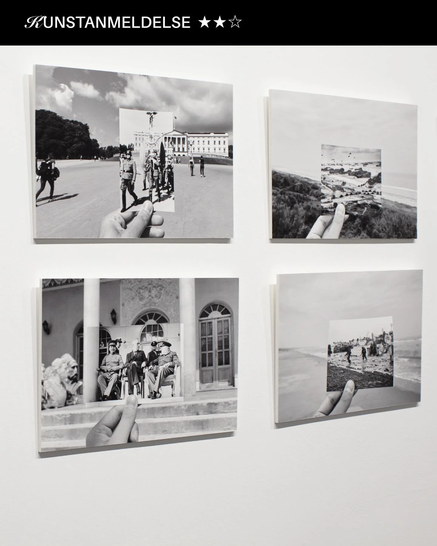 Anmeldelse - Hva som g&aring;r tapt mellom linjene

&laquo;Utstillingen I Was Here ble for meg en skuffende galleriopplevelse. Den stiller tidsaktuelle sp&oslash;rsm&aring;l som bildene beklageligvis ikke svarer p&aring;&raquo;

Les hele anmeldelsen 