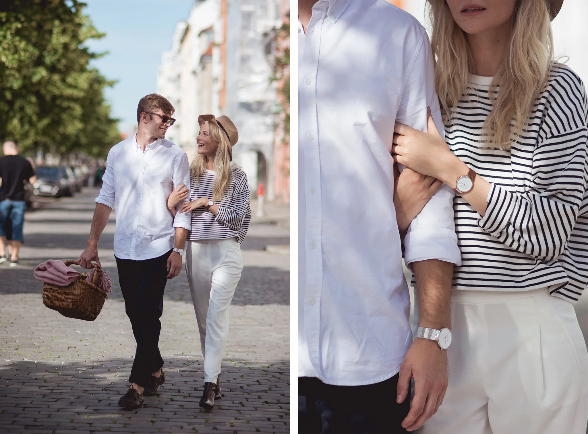 Alexander wears MR008 - Signe wears MR101