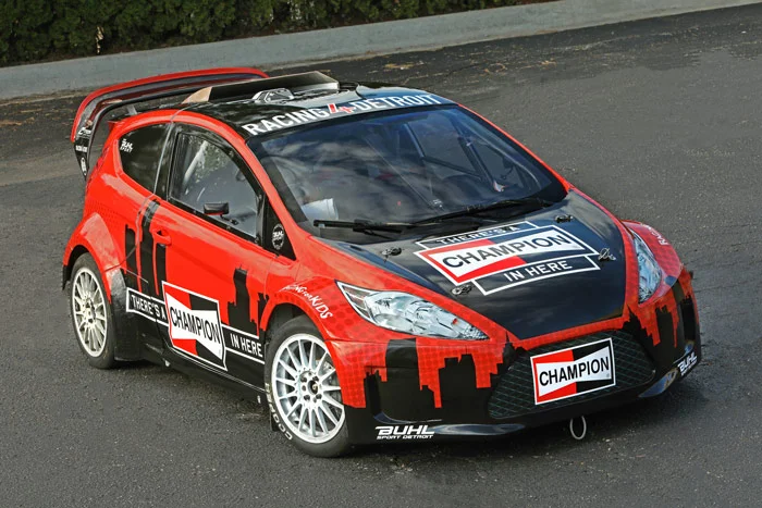 Champion® Teams Up with Buhl Sport for Americas Rallycross
