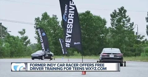 [WXYZ Detroit] Former IndyCar racer offers free driver training for metro Detroit teens