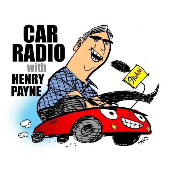 Robbie Buhl Appears on Car Radio with Henry Payne