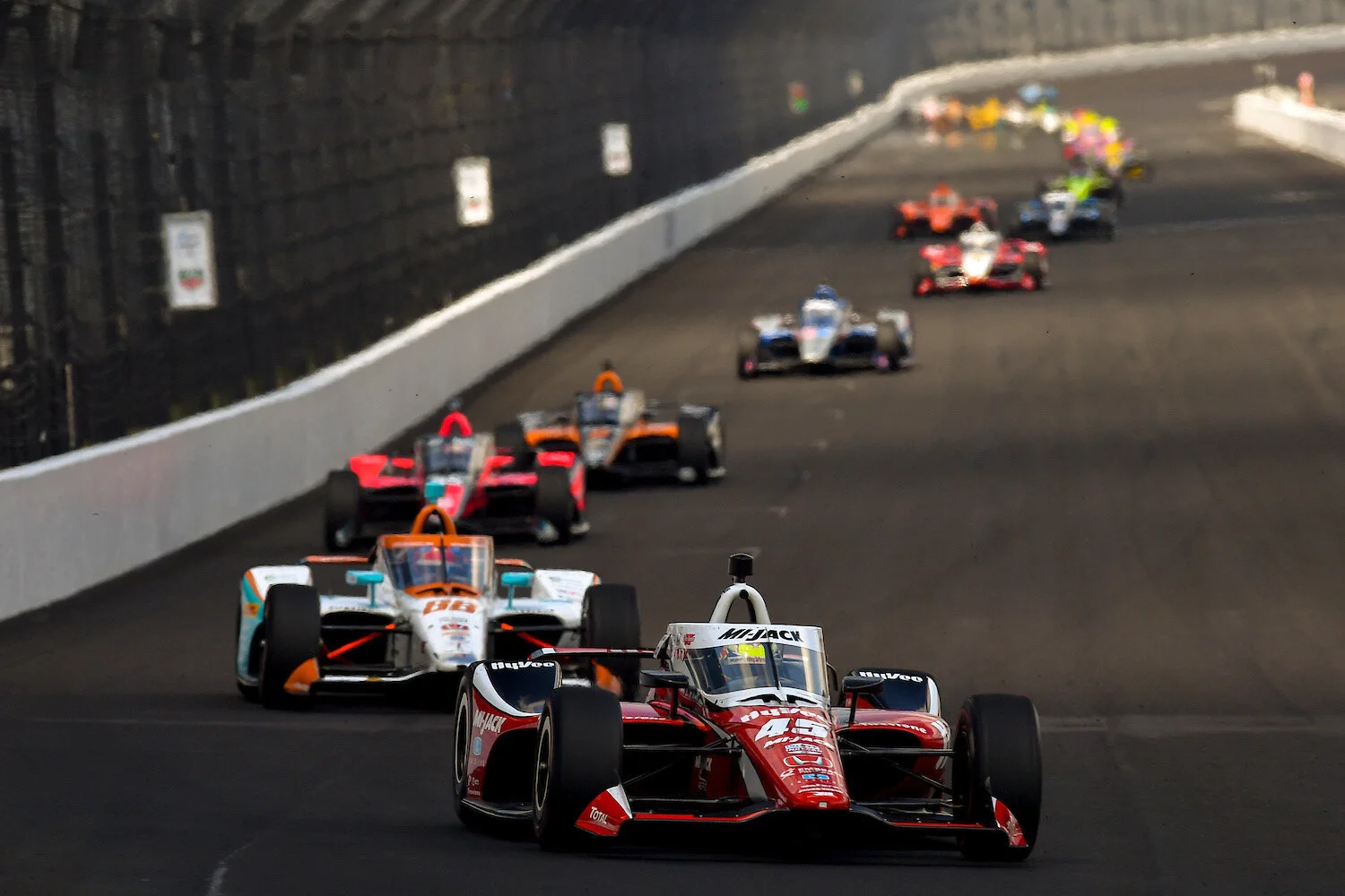 Rahal Letterman Lanigan team grabs 1st and 3rd; Spencer Pigot okay after crash with 5 laps to go