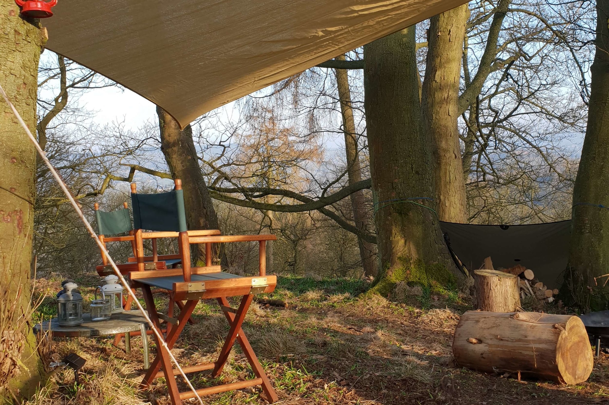 Relax by the fire pit