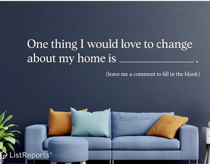 Spending so much time at home lately and wondering how to &quot;change&quot; your surroundings.? What changes would you make in your home ? Leave a comment and share your ideas! #homerenovation #homedecor #homesweethome #changeyoursurroundings #newco