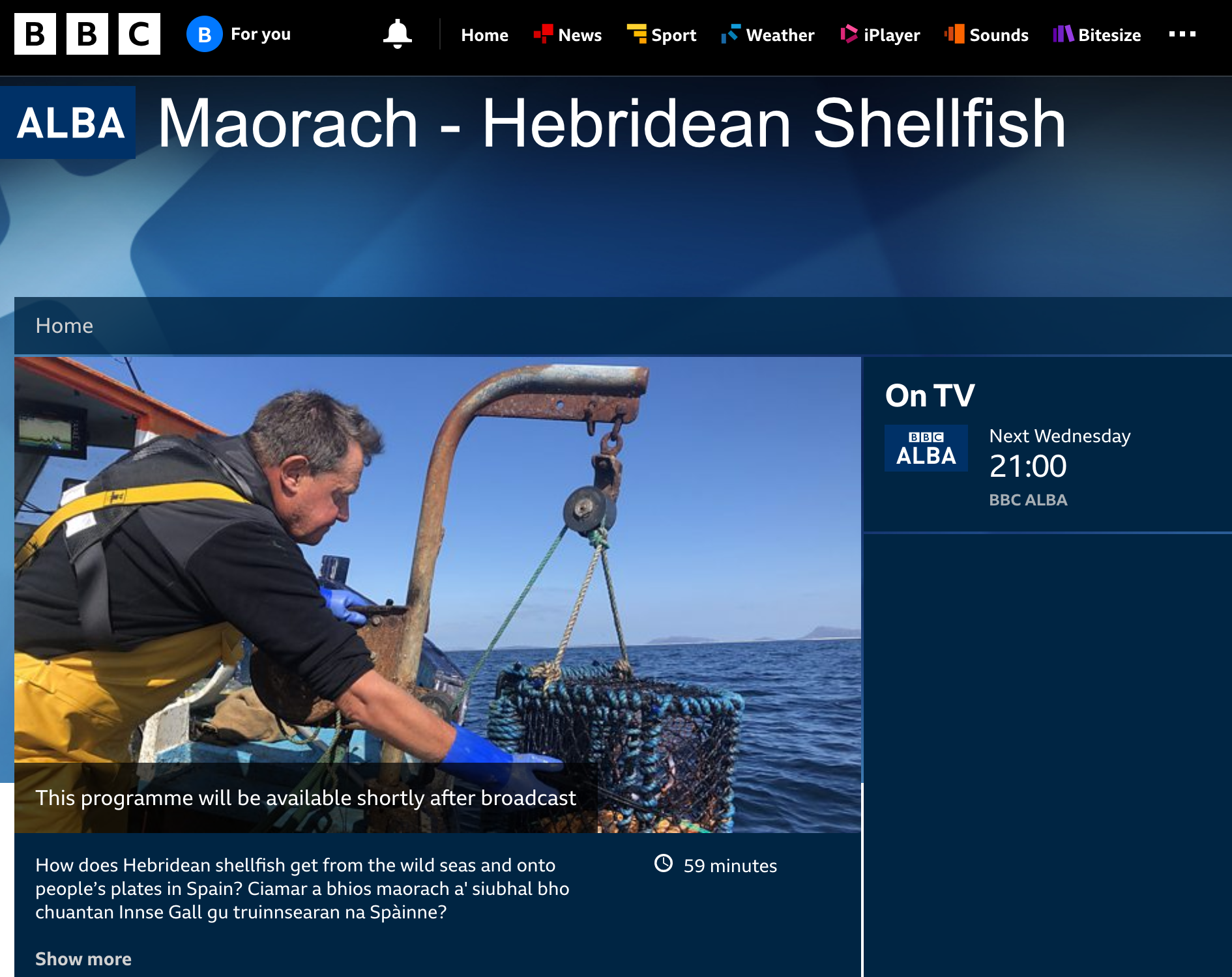 Maorach: Hebridean Shellfish