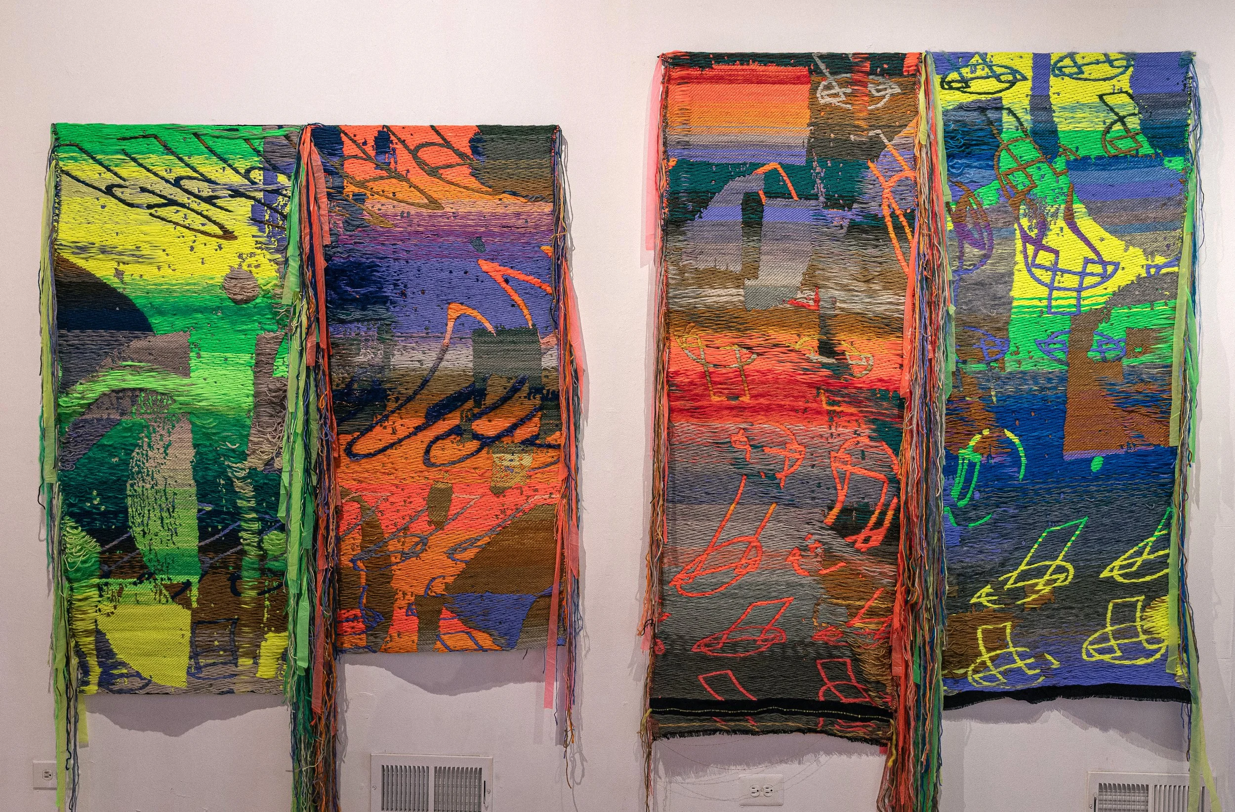 I intersect, I do not count. Installation at Typeforce 13, January–February 2025, Co-Prosperity, Chicago.