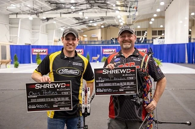 RevX on top

Michael Braden and Christopher Perkins each end the first ASA ProAm of the year on the top step using their RevX stabilizers and Shrewd scopes.

#Shrewd I #ShrewdRevX I #ShrewdArchery