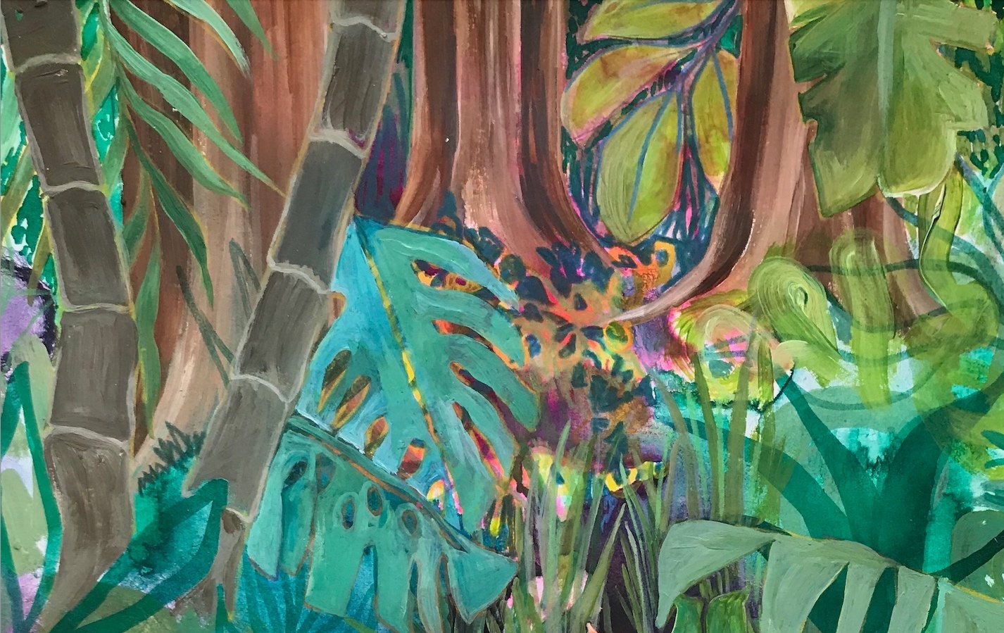 Jungle Foliage (detail) 2024