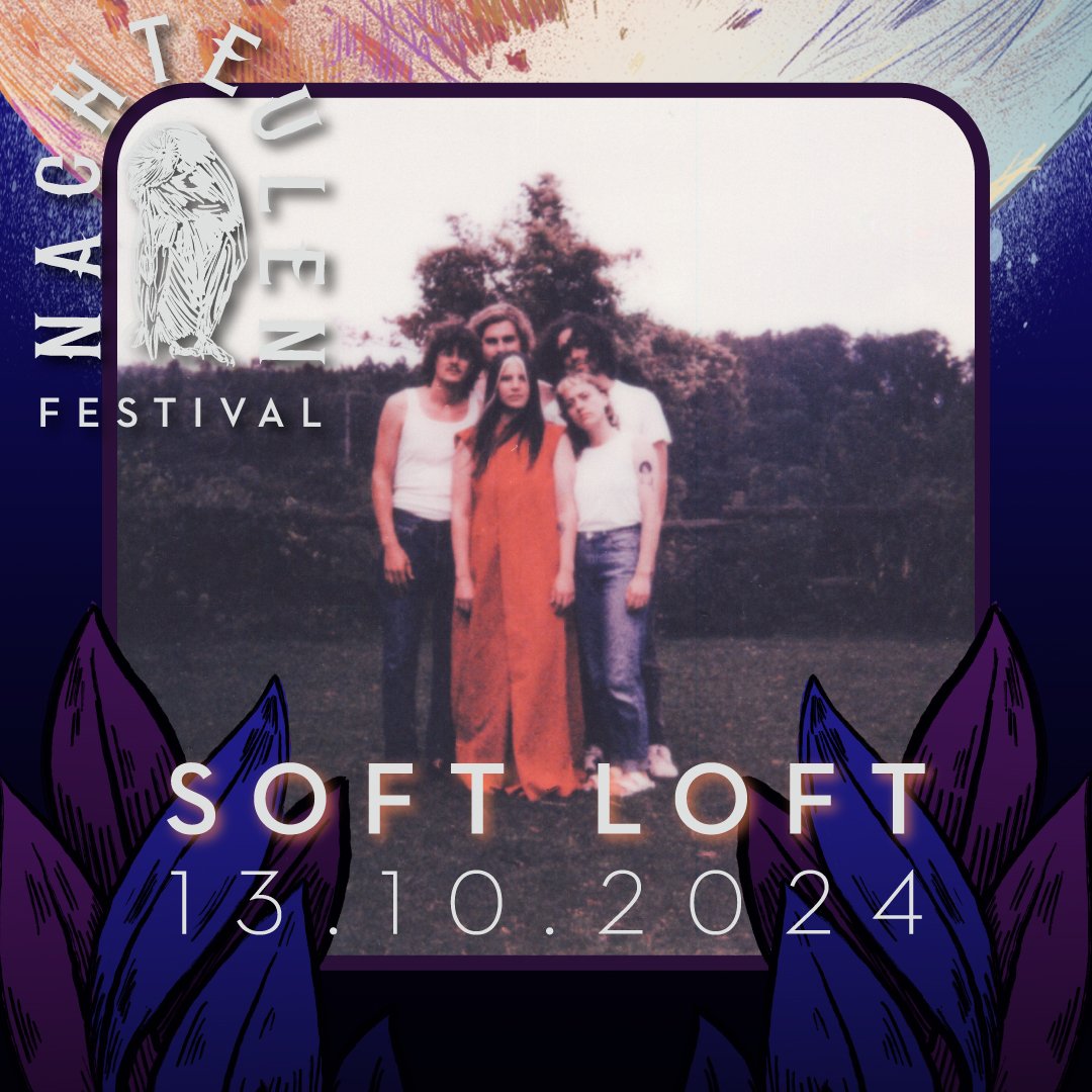 Summer festival announcements are slowly coming to an end - but what about autumn? @softloftsoftloft will be playing the premiere of Nachteulen Festival in Sursee.
::
📅 13.10.2024 - @nachteulen_festival 
::
ℹ️🎫 𝗠𝗼𝗿𝗲 𝗶𝗻𝗳𝗼 + 𝘁𝗶𝗰𝗸𝗲𝘁𝘀
Li