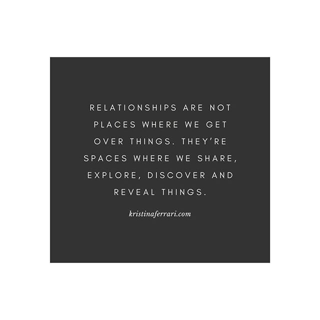 The goal of a relationship is not to finally get over your ex. It&rsquo;s not to compensate for the job you hate.&nbsp;&nbsp;A relationship can&rsquo;t make up for the attention you didn&rsquo;t get from your parents.&nbsp;&nbsp;Your partner can&rsqu