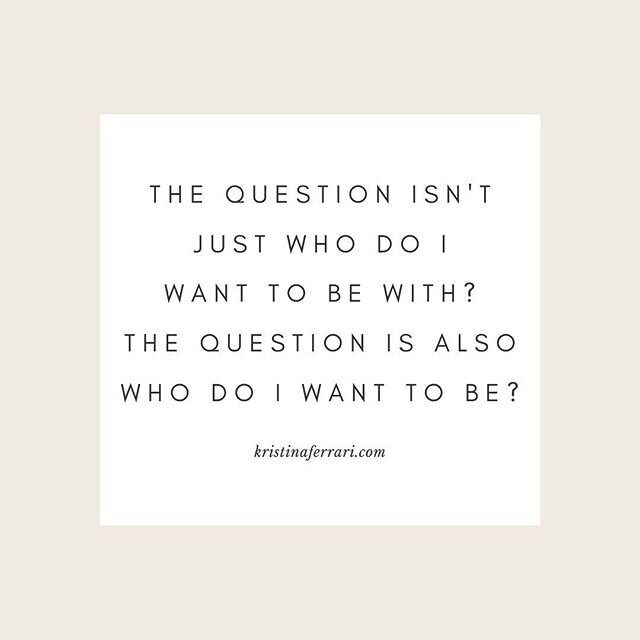 When evaluating a relationship we often spend a lot of time focusing on the other person.&nbsp;&nbsp;On their traits. On the things they do or don&rsquo;t do.&nbsp;&nbsp;On who THEY are.&nbsp;&nbsp;While this is important and necessary, it&rsquo;s al