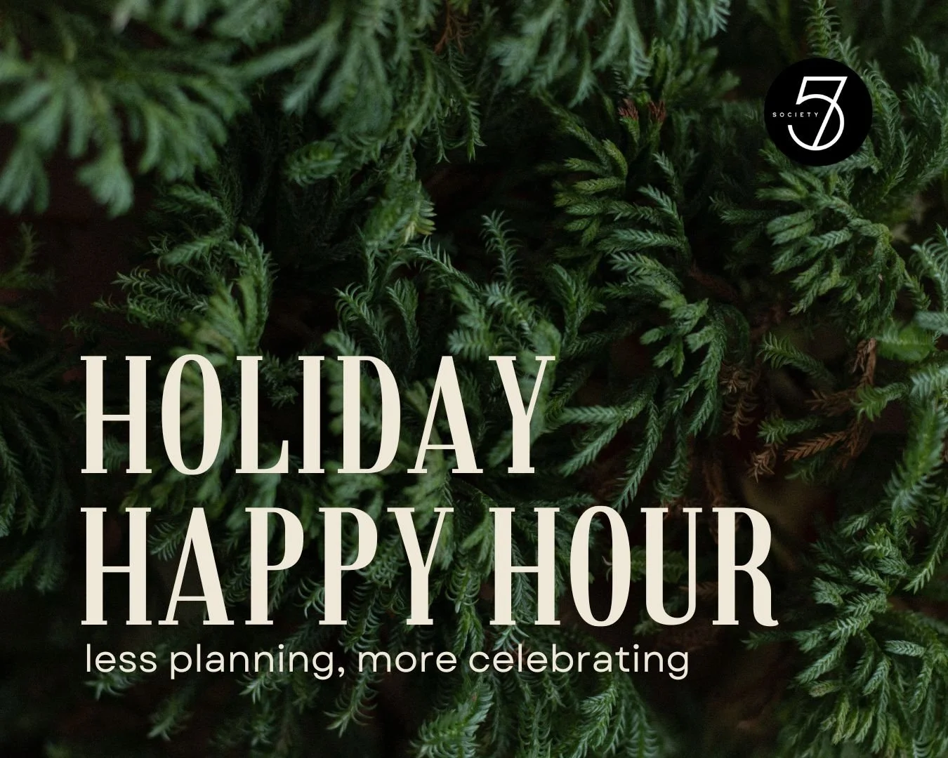 Introducing Holiday Happy Hour! 🌲✨

This year, treat your team to a private cocktail hour to celebrate all that they do! Planning your holiday party doesn&rsquo;t have to be stressful &ndash; let us take care of all the details. 

Holiday Happy Hour