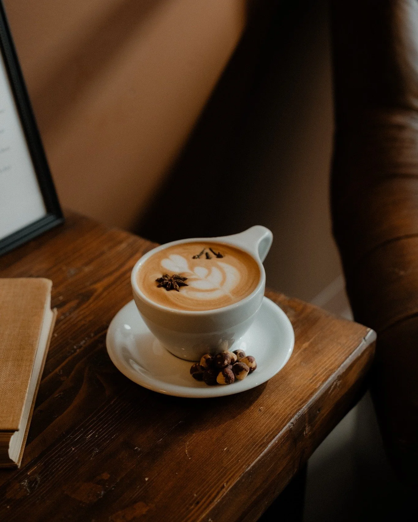 Our Roasted Hazelnut Latte is a quiet winter favorite.

We start by warming and toasting the hazelnuts, then finish the syrup with clove and star anise for a subtle, spiced depth. It&rsquo;s familiar &mdash; but layered.

Nutty. Warm. Just enough spi