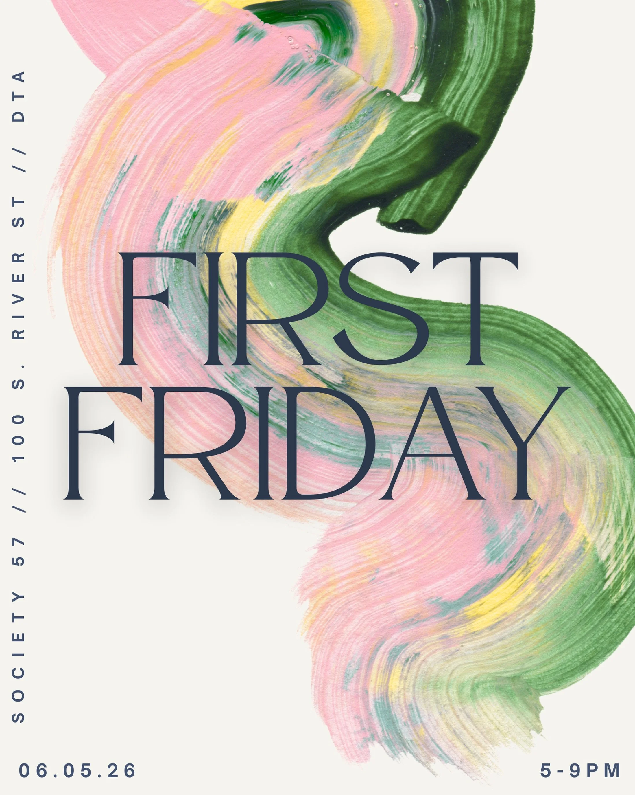 Art. Jazz. Cocktails.

First Friday returns to Society 57.

Featuring live jazz from the Jeff Lee Group, bites by Chef Terrell of @therealdarkhorse, and Growing from Within - our current exhibition by local artist Cindy Fonseca (@feedcinart).

Craft 