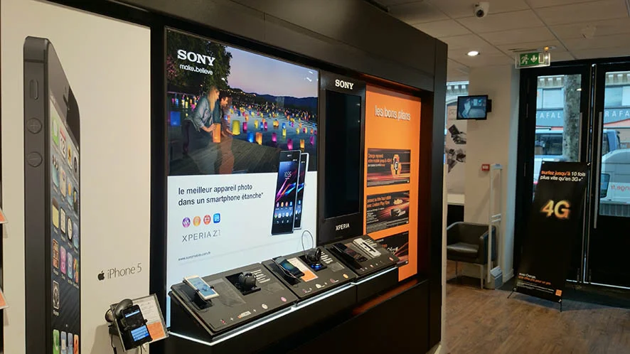 branded counter . mobile operators . worldwide
