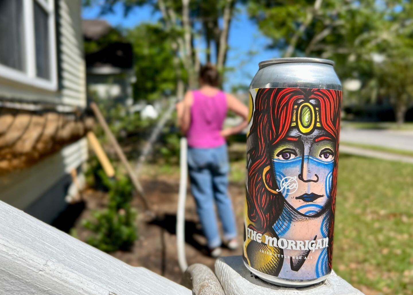Free Will isn’t just for Bucks County yard work. #freewillbrewing #themorrigan