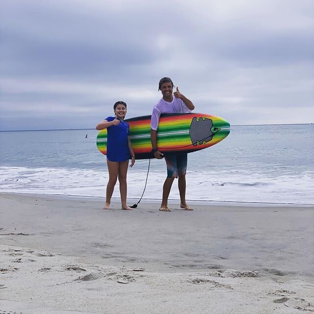 Fun Private Lesson at Carolina Beach! #carolina #wrightsville #topsail #figure8 #surf #nc #surfcamp #surflessons