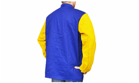 33-6730-HV Size Weldas Hi-Vis Flame Retardant Jacket w/ Reflective Stripes LARGE