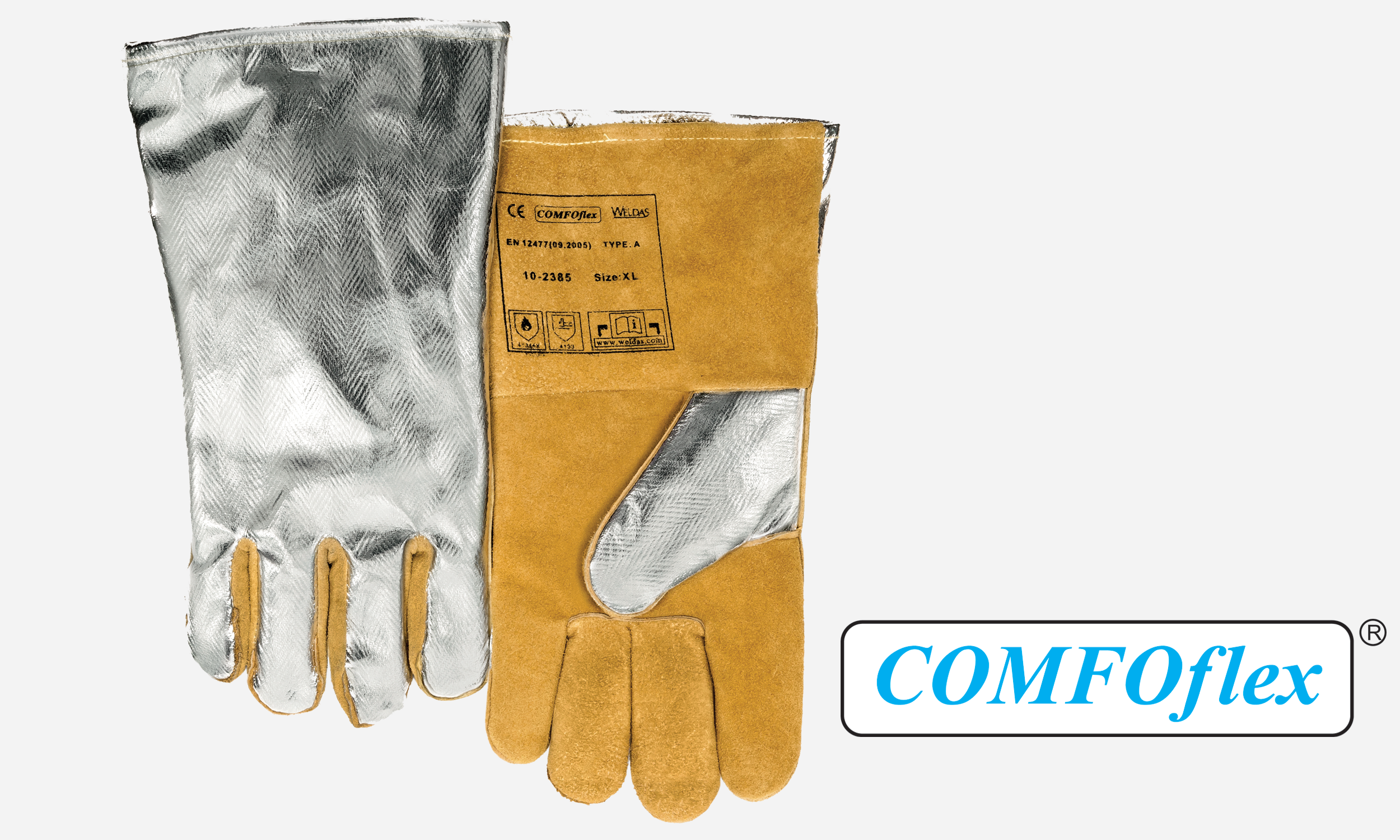 Rayon Cowhide Premium Stick Welding Glove