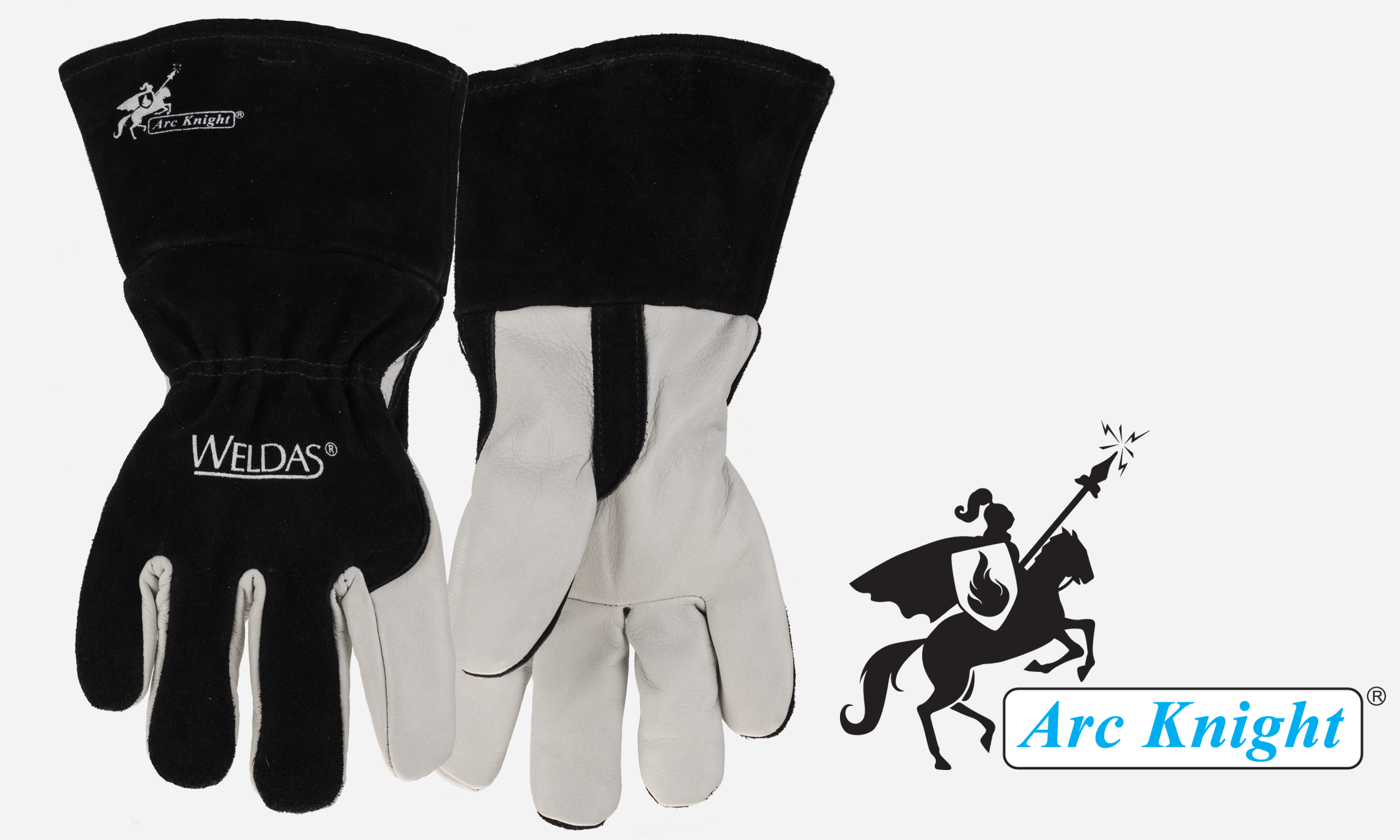 fully COMFOflex Lined 1 Pair Weldas 10-2025L Arc Knight Stick Welding Gloves Large