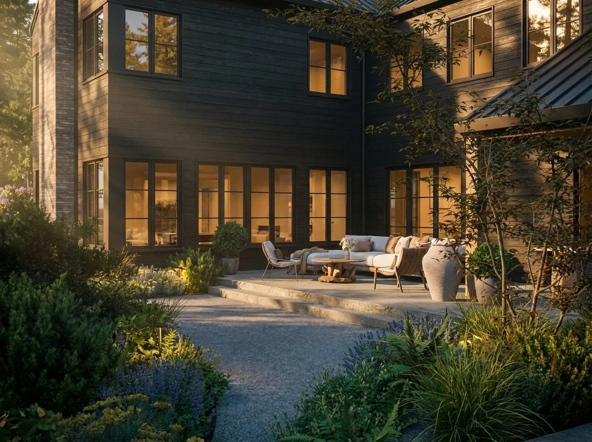 Din tr&auml;dg&aring;rd &auml;r inte bara en plats.
Den &auml;r rum som andas,
ljus som r&ouml;r sig,
material som &aring;ldras,
full av liv
och &auml;nd&aring; en oas av stillhet.
#tr&auml;dg&aring;rdsdesign #tradgardsinspiration