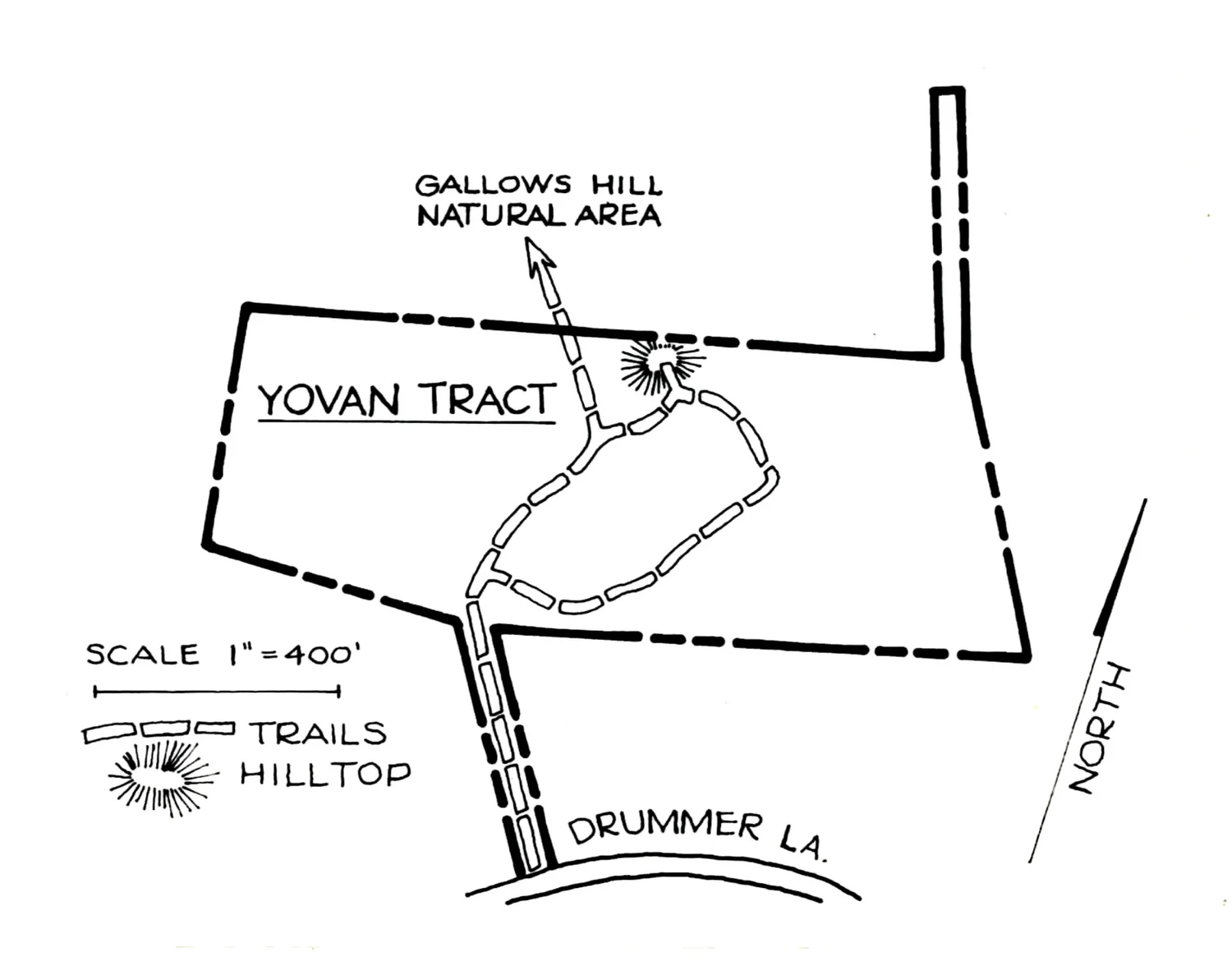 Drummer Lane Yovan Tract Redding Book of Trails — Redding Land Trust