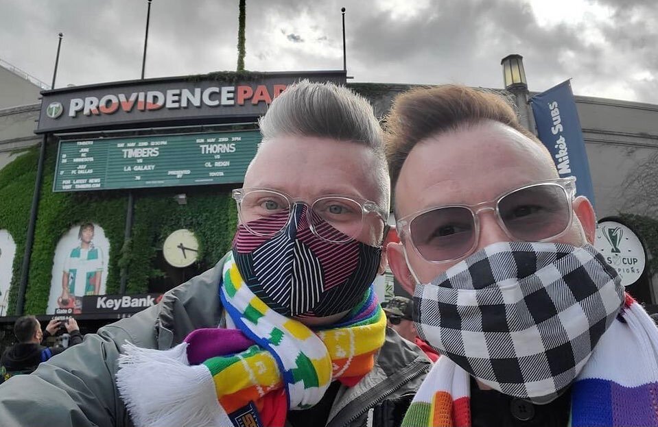 Just a couple of our clients lookin cute as hell before a match. Happy pride y&rsquo;all, we just love ya! 🏳️&zwj;🌈🏳️&zwj;⚧️