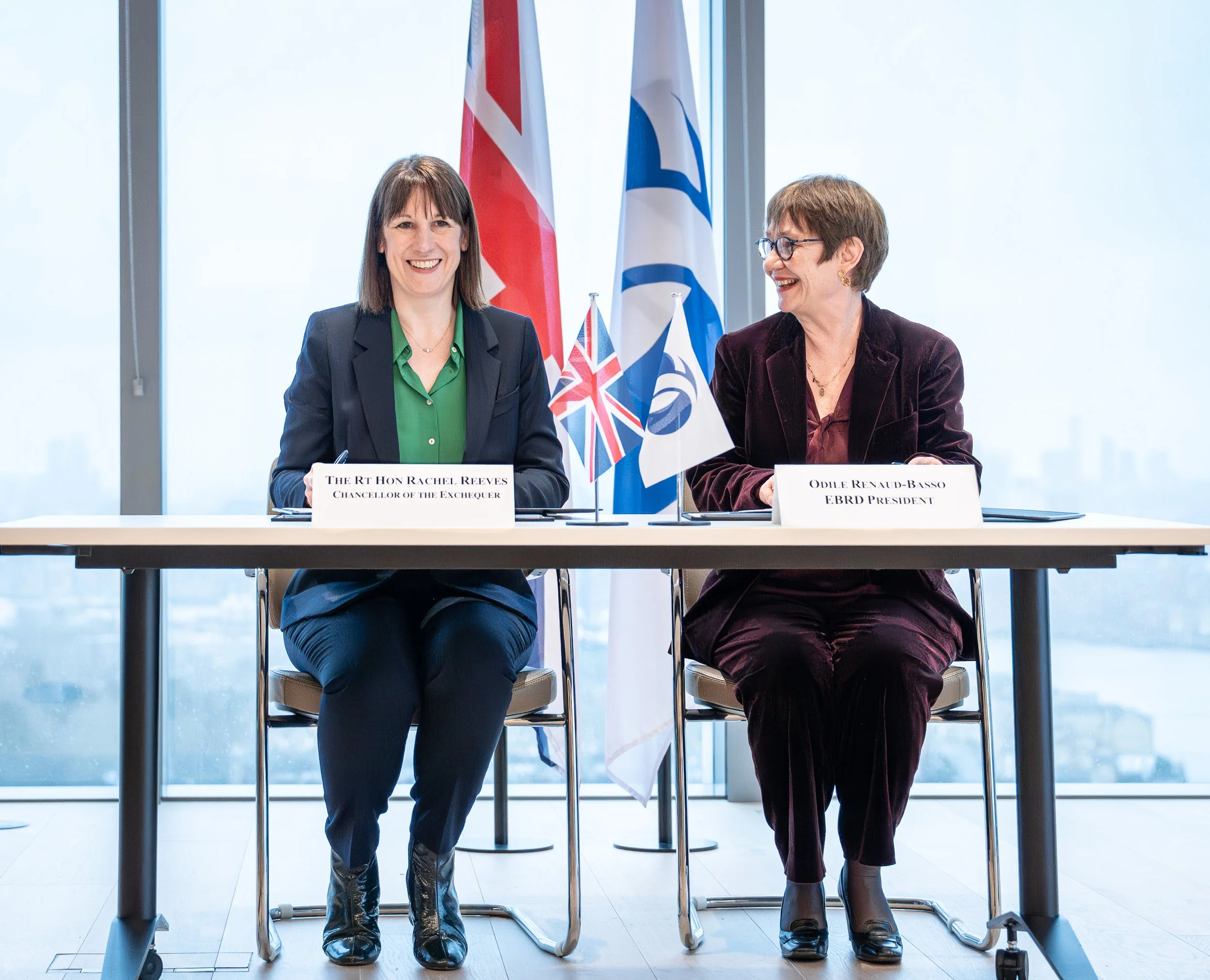 Chancellor of the Exchequer Rachel Reeves meets President of the European Bank for Reconstruction and Development, Odile Renaud-Basso, 2025