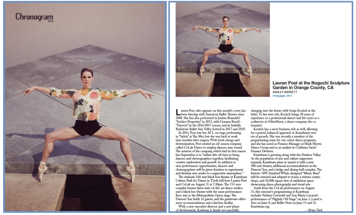 American Ballet Theatre's Lauren Post / Co•Lab Dance. Photo Credit: Ashley Barrett
