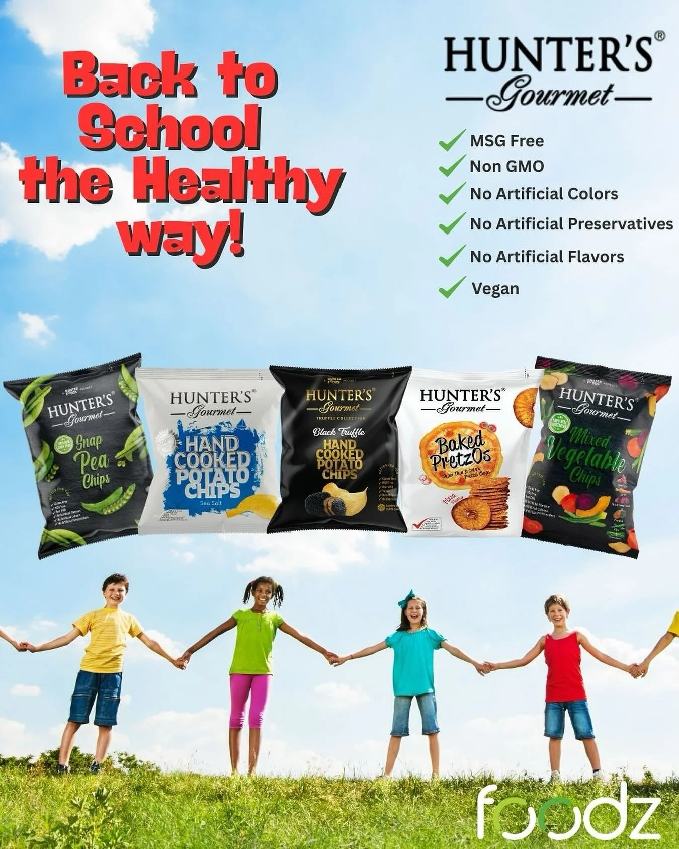 🚌📚It&rsquo;s that time of year again! Back to school with Hunter&rsquo;s Chips just got healthier! 😋 
🛒 Find it at your nearest Supermarket or 
📲 Order via our app