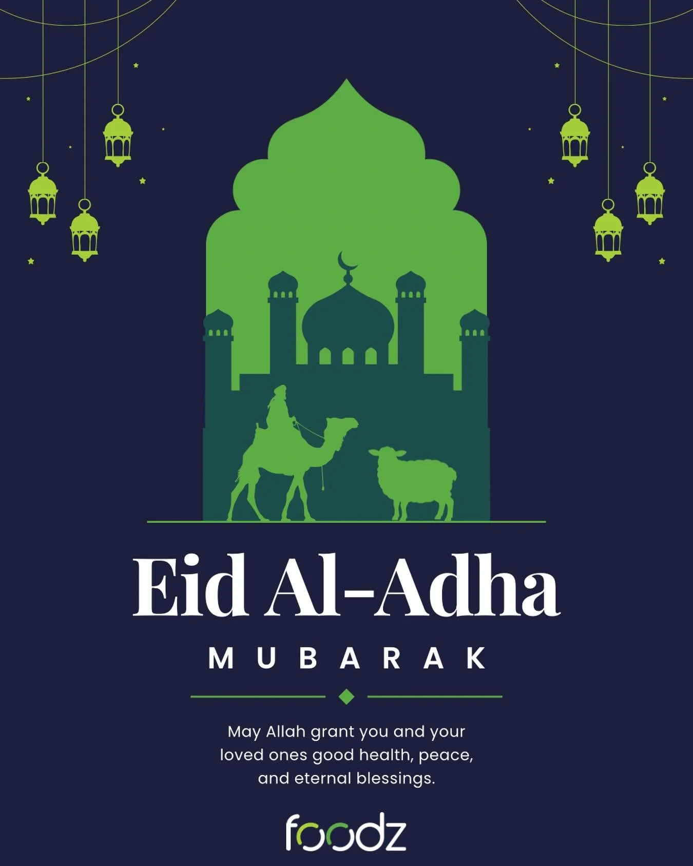 Eid Adha Mubarak to you and your families! 🐑
May it bring you blessings, peace and healthy eating habits 🥰
