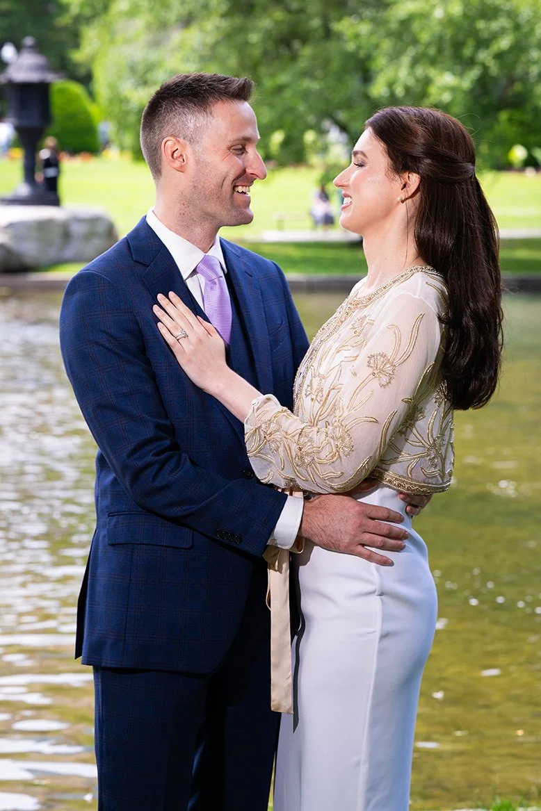 Jason at Tatyana in the Public Garden
