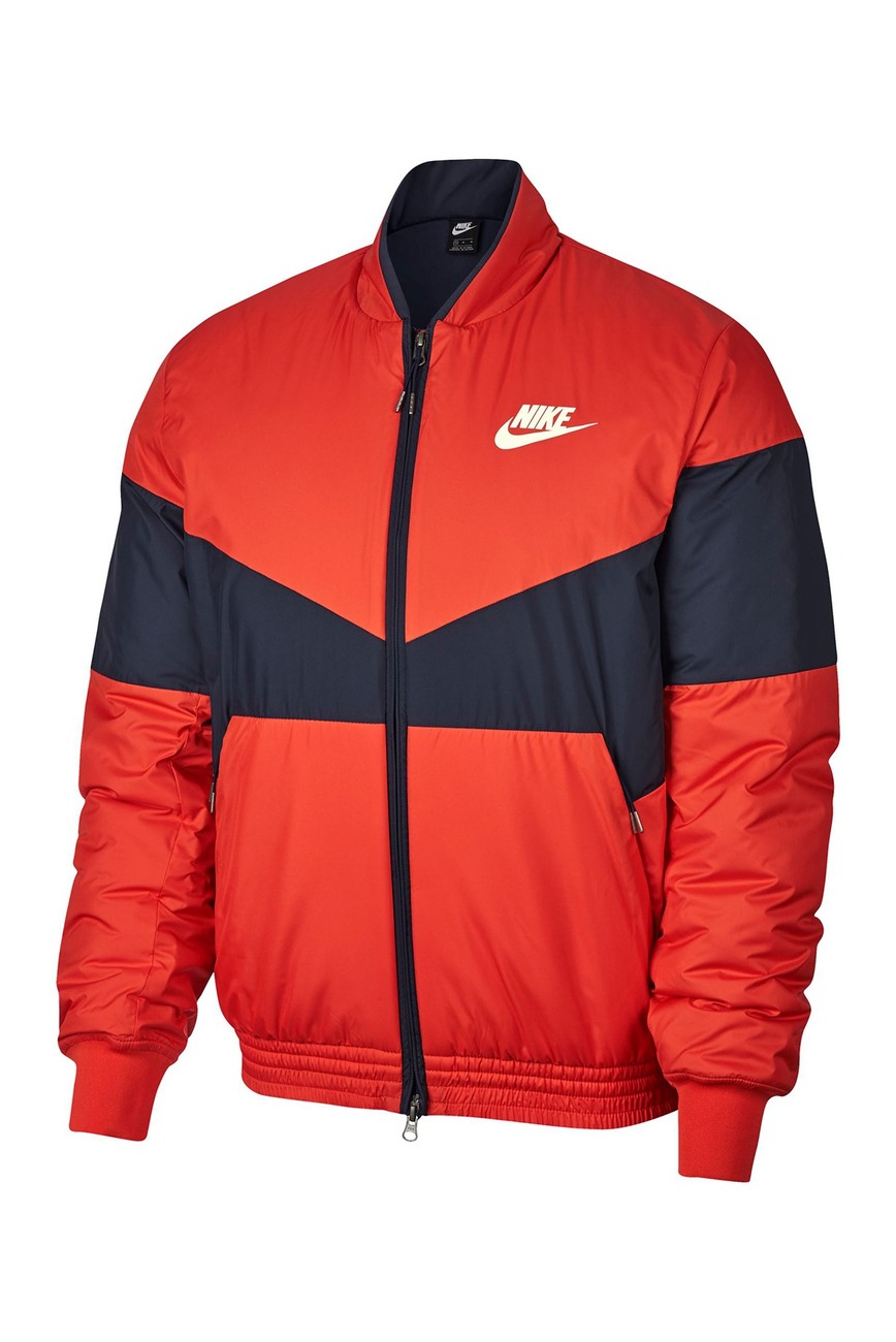 nike embossed bomber jacket