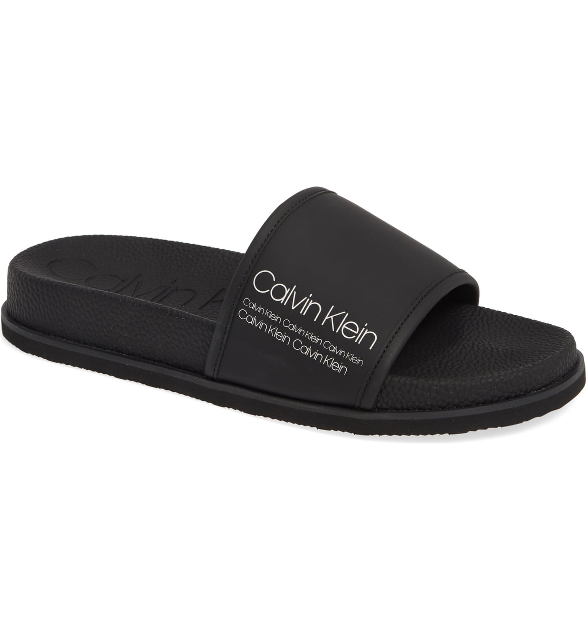 calvin klein black slides