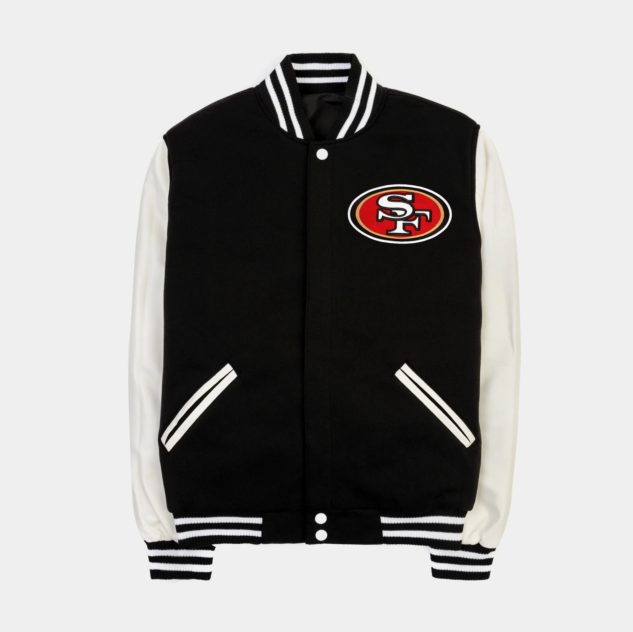 Over 60% OFF the JH Distributors 49ers Reversible Letterman Jacket 