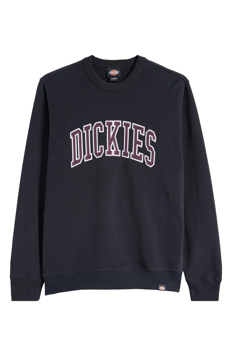 70% OFF the Dickies Logo Appliqué Crewneck Sweatshirt in Black 
