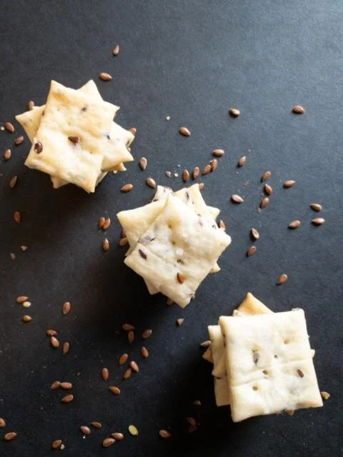 Sourdough Herb &amp; Flax Cracker