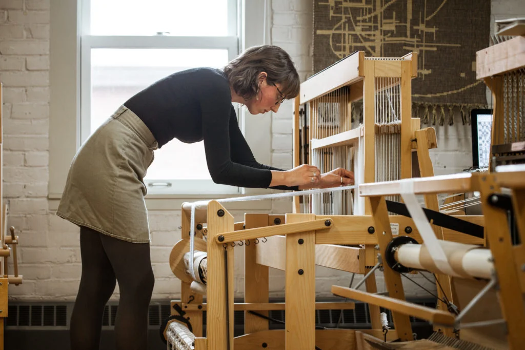 Photo by Bang On Photography - Emily Blair Weaving on CAD