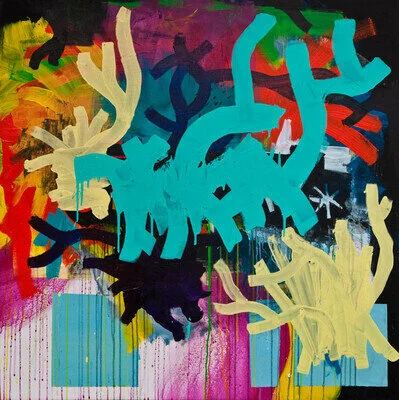 Jared Betts, “Untitled”, from the series Iceland , acrylic on canvas, 39