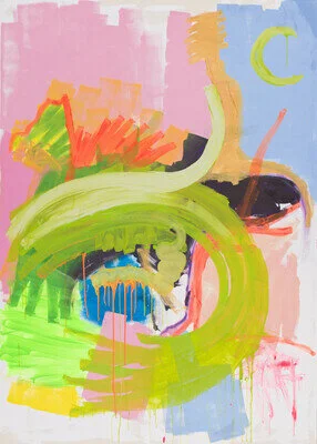 Jared Betts, “Untitled” from the series Pictus , 5’ x 7’, 2019.