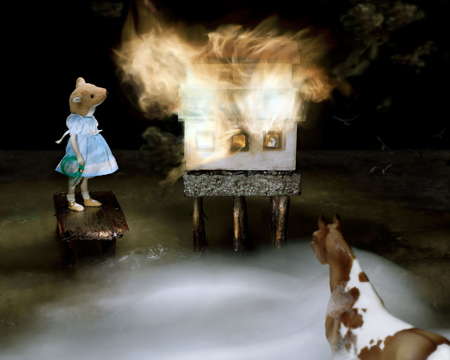 Diana Thorneycroft, Herd-girl (dysfunctional fireman) , 2015, digital photograph, courtesy of the Artist