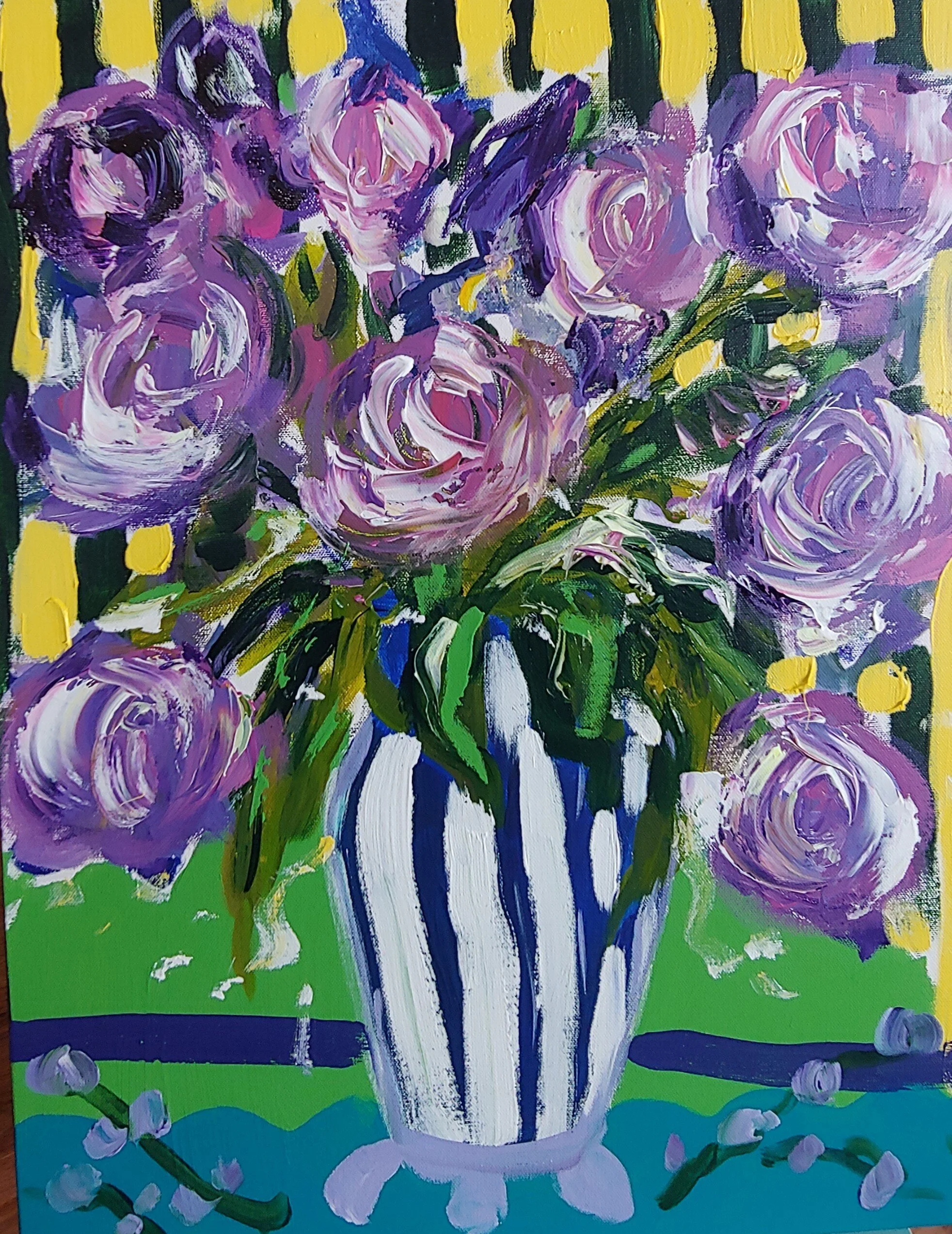 New Brunswick artist Colin Hugh Smith's painting titled “Kobe” sold during Isolation 2020 . (Submitted by Cindy Scott)