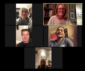 A screen grab from the Zoom opening cocktail reception. (Submitted by Cindy Scott)