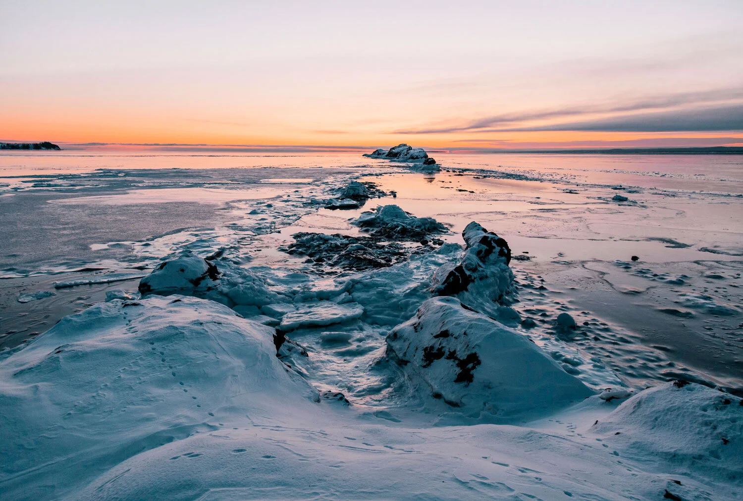 Photograph by Hailley Fayle - Bon Ami Rocks, Dalhousie, NB